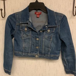 Girls Arizona cropped Jean Jacket